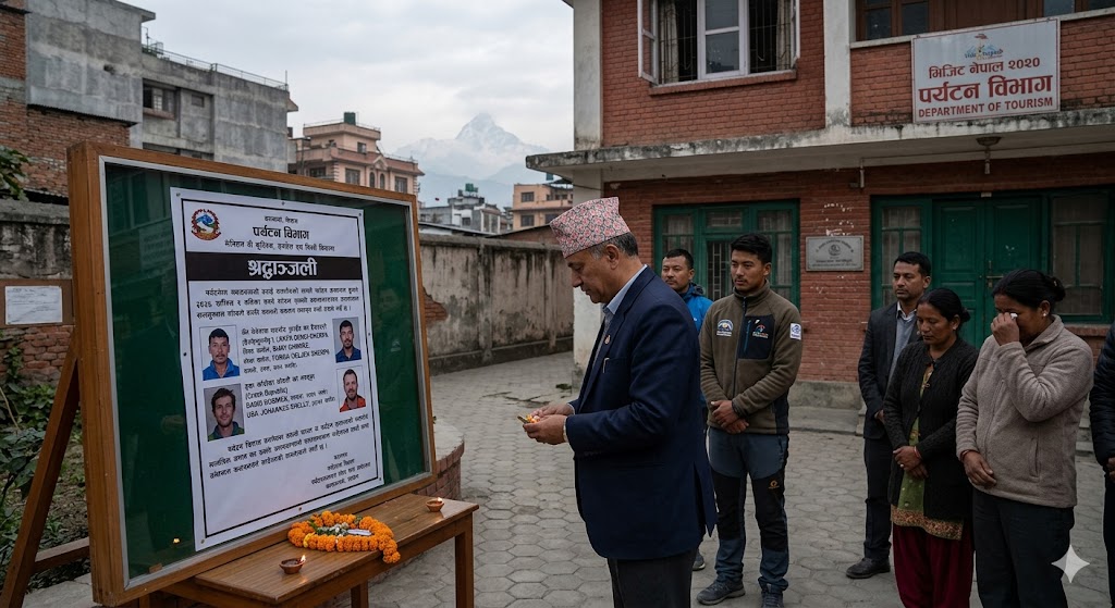 हिमाल आरोहणका क्रममा ५ जनाको निधनः पर्यटन विभागद्वारा श्रद्धाञ्जली व्यक्त