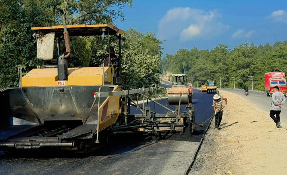 नारायणघाट-बुटवल सडकको भौतिक प्रगति ९१.३४ प्रतिशत