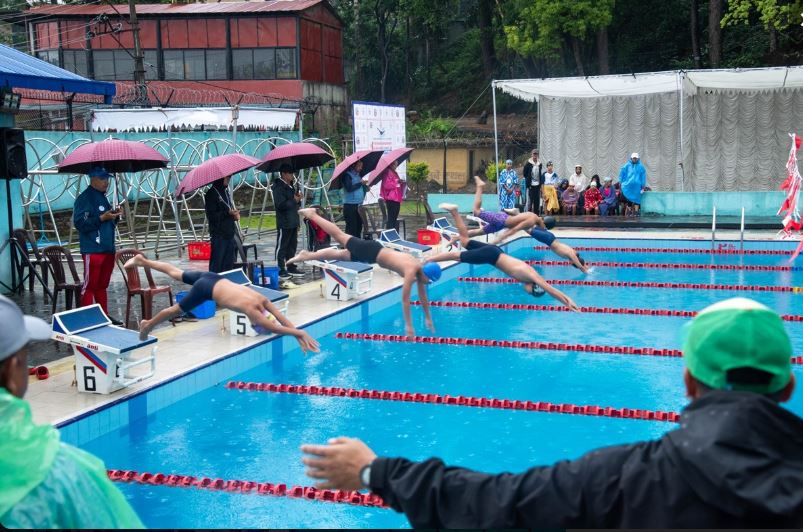 बालाजु पौडी पोखरीमा १३७ जना खेलाडीबिच अन्तर वडा पौडी प्रतियोगिता सुरु