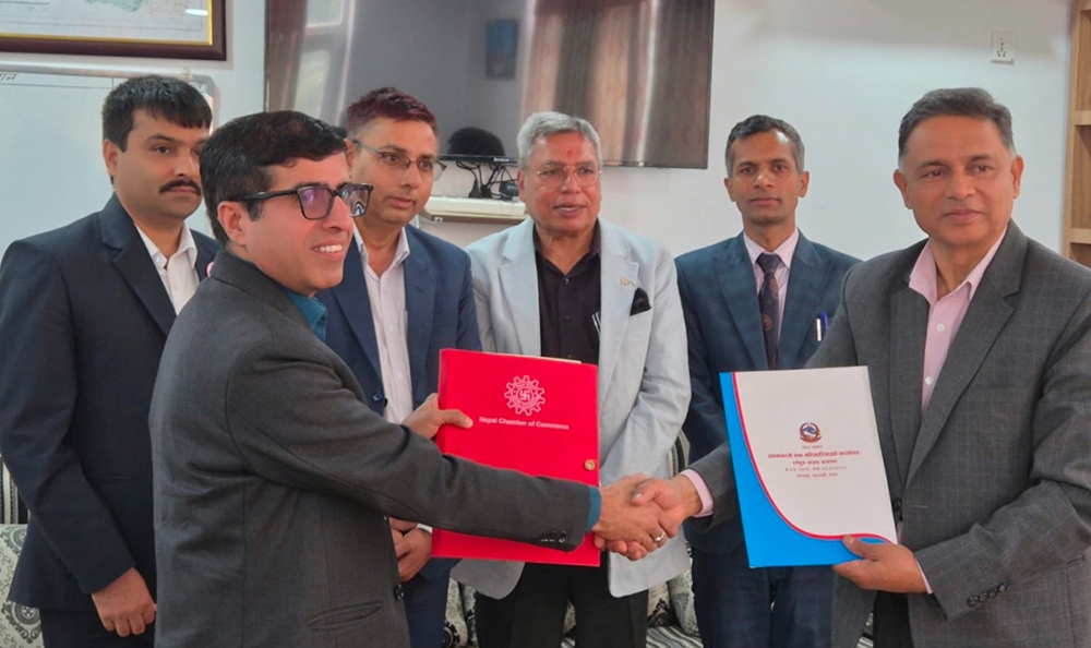 आर्थिक गणनालाई प्रभावकारी बनाउन राष्ट्रिय तथ्याङ्क कार्यालय र चेम्बरबीच सम्झौता