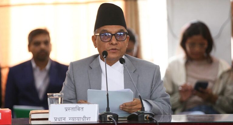 प्रधानन्यायाधीशमा मनोजकुमार शर्माको नाम अनुमोदन