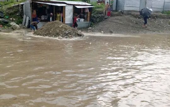 बाजुरामा भारी वर्षा, विभिन्न ठाउँमा क्षति