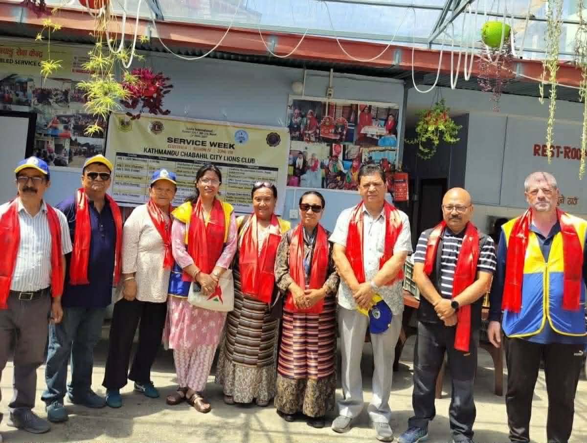 लायन्स सेवा सप्ताहमा लायन्स चाबहिल सिटीले सेवामूलक कार्यक्रमहरू सम्पन्न