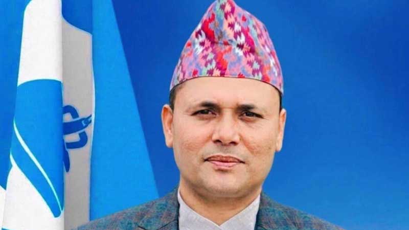 रास्वपाका सांसद गणेश पौडेलमाथि कालो मसी प्रहार