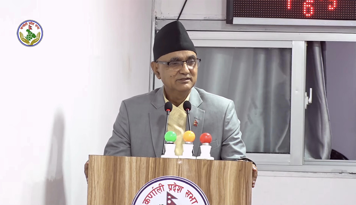 कर्णालीका मुख्यमन्त्री कँडेलद्धारा राजीनामा