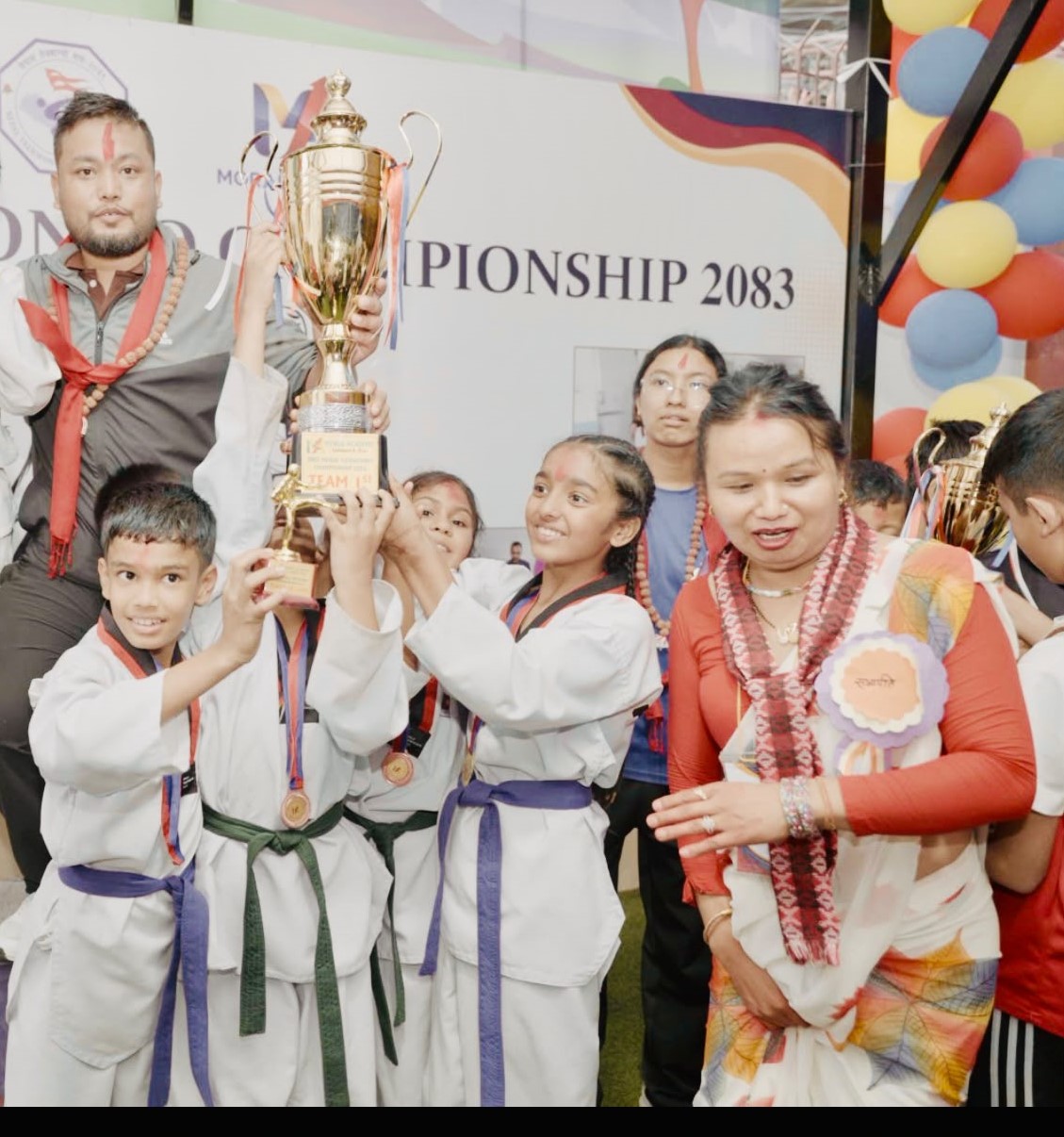 मोरल तेक्वान्दोमा हिमशिखर टिम च्याम्पियन