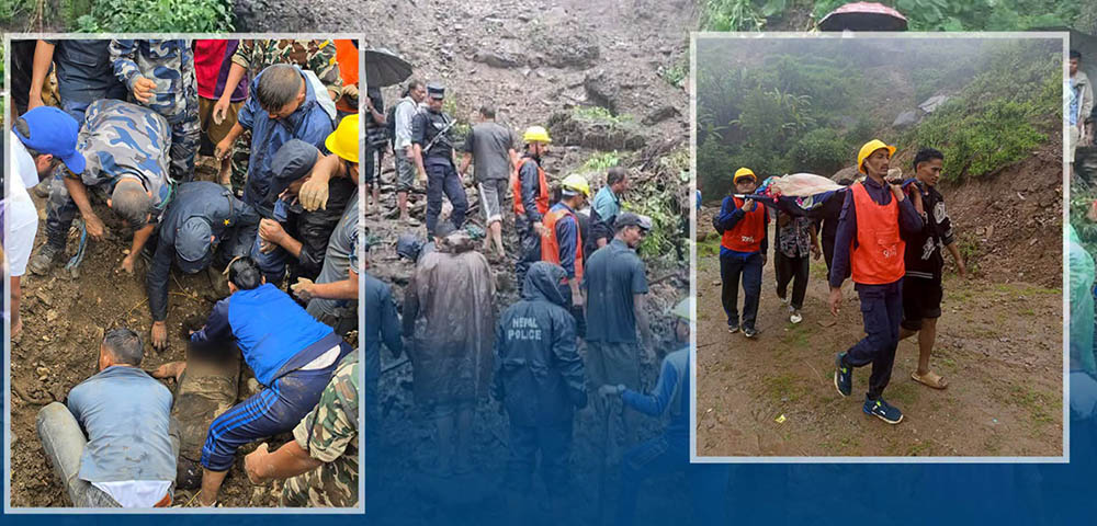 रोल्पा पहिरो अपडेट: फलबाङ र मङरारुमा पहिरोमा परी मृत्यु हुनेको संख्या चार पुग्यो
