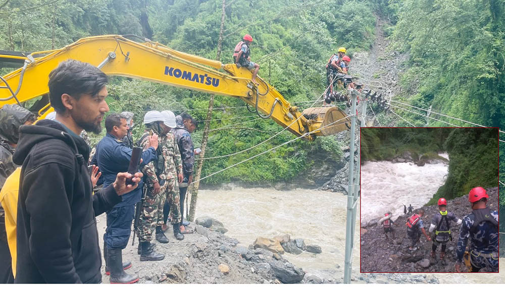 ट्रेकिङको क्रममा अलपत्र परेका तीन युवाको सकुशल उद्धार