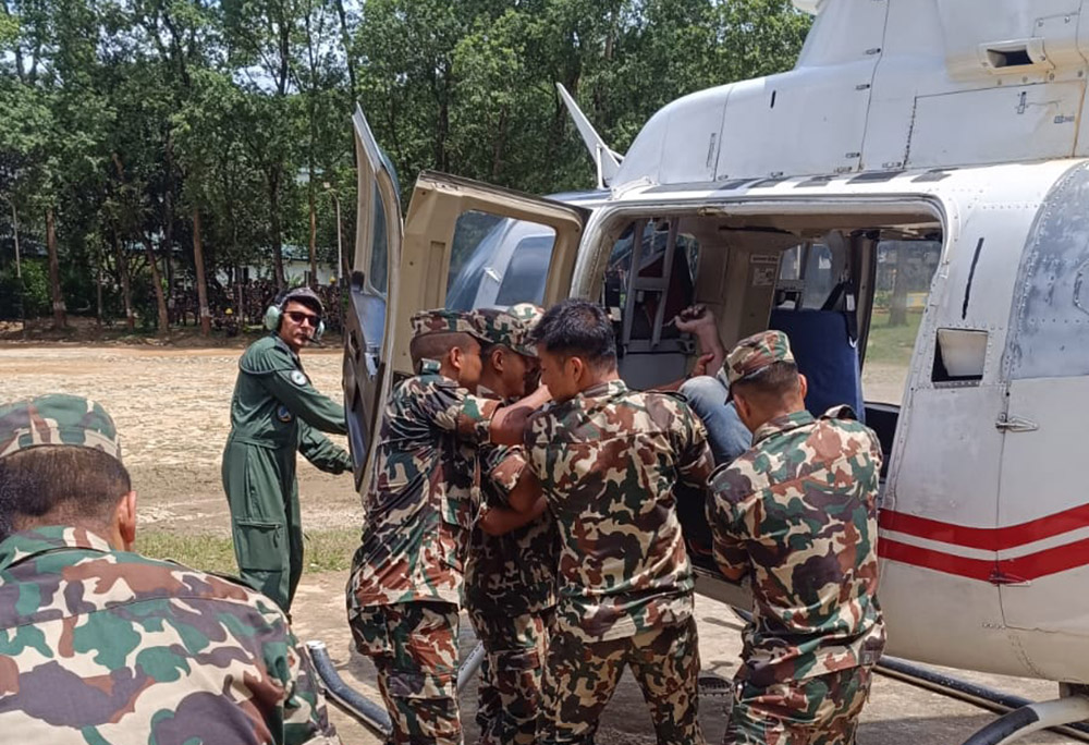 बाढी प्रभावित जिल्लामा उद्धार तीव्र, यी आपतकालीन नम्बरमा सम्पर्क गर्न सकिने