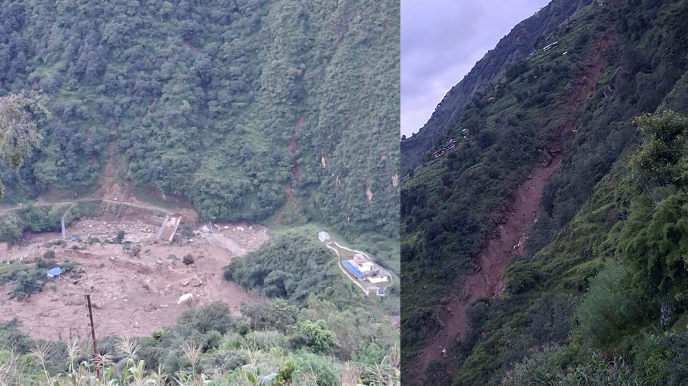 रोल्पामा पहिरोले घर पुरिँदा दुई जनाको मृत्यु