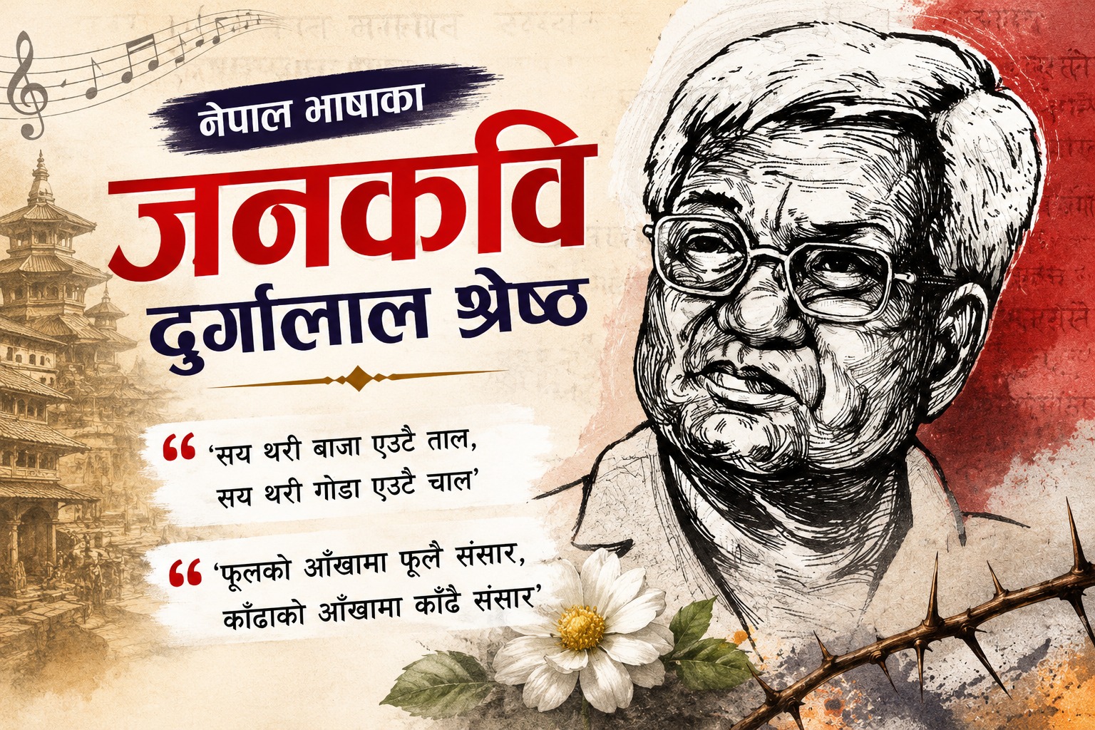 नेपाल भाषाका जनकवि दुर्गालाल श्रेष्ठको अन्तिम संस्कार मंगलबार