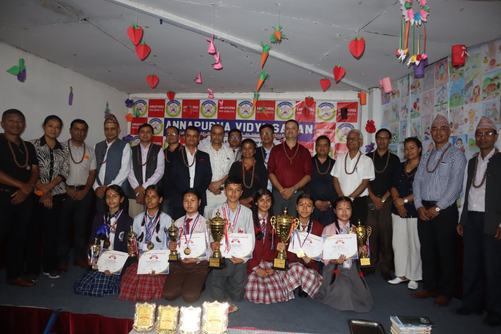 अन्तर्विद्यालय नेपाली समाचार वाचन प्रतियोगिता अन्नपूर्ण विद्या सदन स्कुल वनस्थलीमा सम्पन्न
