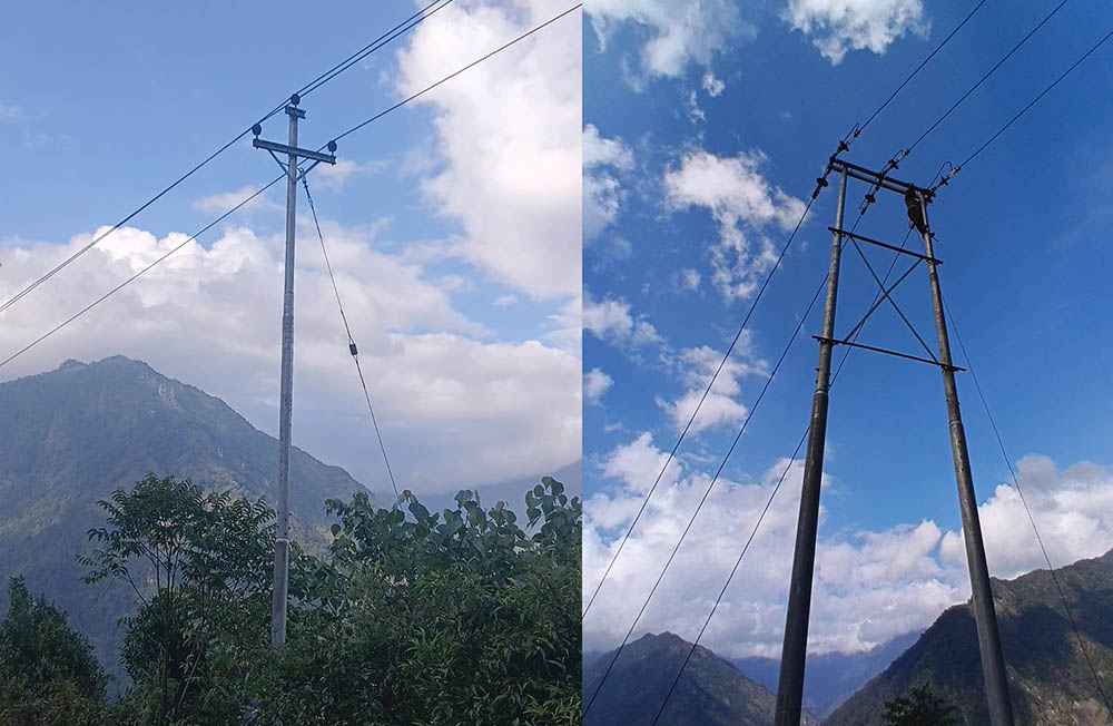 सङ्खुवासभाको विकट हटियामा पुग्यो राष्ट्रिय प्रसारण लाइनको विद्युत